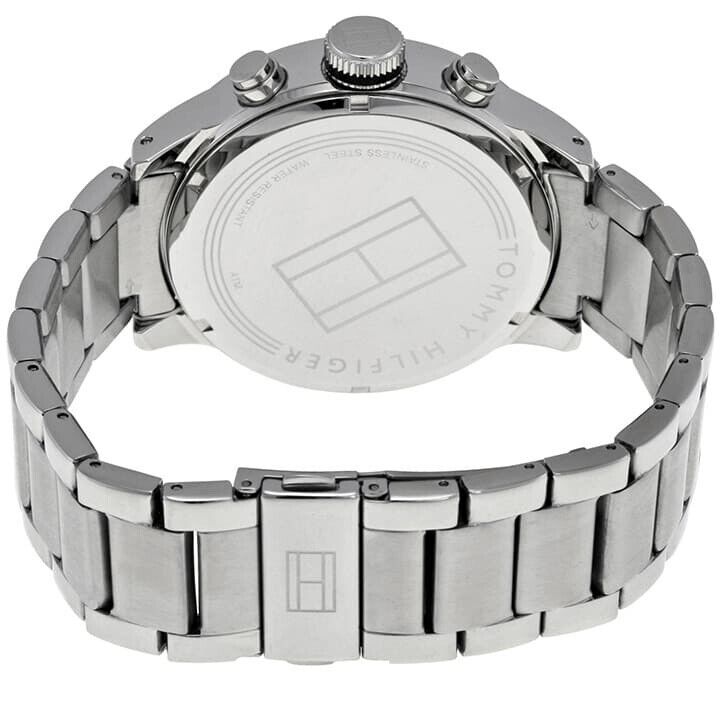 Tommy Hilfiger Cool Sport Multifunction Black Dial Silver Steel Strap Watch for Men - 1791141 Buy Now By Tommy Hilfiger