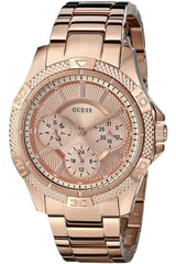 Guess Phantom Mini Rose Gold Dial Rose Gold Steel Strap Watch for Women - W0235L3 Buy Now By Guess