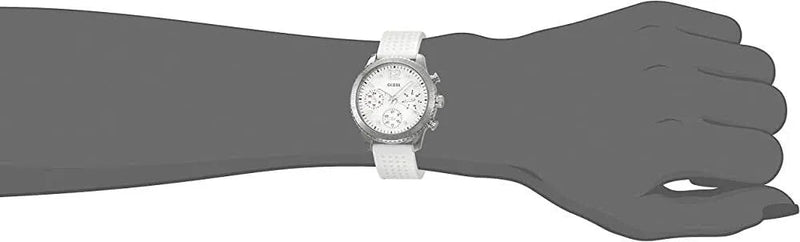 Guess Marina Quartz White Dial White Rubber Strap Watch For Women - W1025L1 Buy Now By Guess