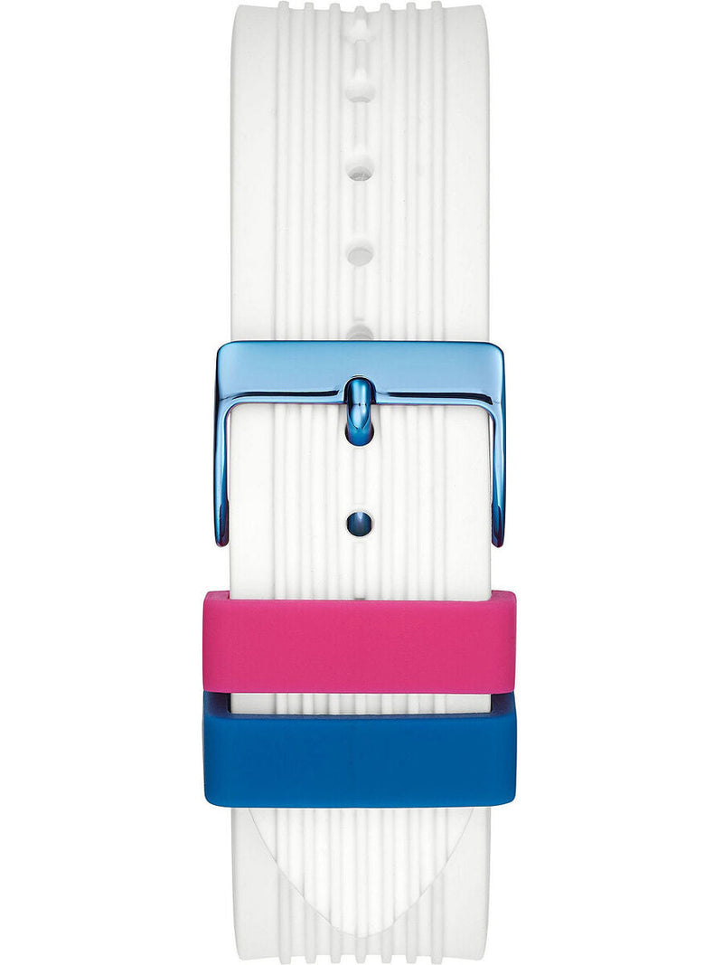 Guess Athena White Dial White Rubber Strap Watch for Women - GW0030L6 Buy Now By Guess