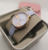 Shop Fossil Jacqueline Purple Dial Purple Leather Strap Watch for Women - ES4814 in USA