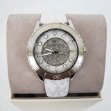 Michael Kors Runway Three Hand White Dial White Leather Strap Watch For Women - MK6998 Buy Now By Michael Kors