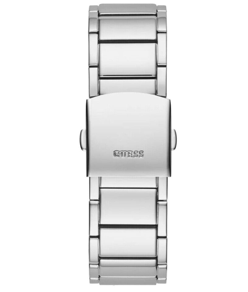 Guess Phoenix Multifunction Crystals Silver Dial Silver Steel Strap Watch For Men - GW0094G1 Buy Now By Guess