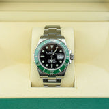 Shop Rolex Submariner Date Oyster Black Dial Oystersteel Silver Steel Strap Watch for Men - M126610LV-0002 in USA
