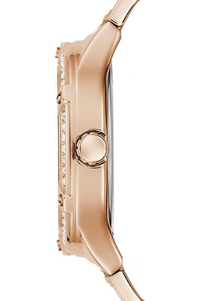 Guess Duchees Quartz Rose Gold Dial Rose Gold Steel Strap Watch For Women - GW0558L3 Buy Now By Guess