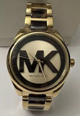 Michael Kors Janelle Three-Hand Gold Dial Two Tone Steel Strap Watch For Women - MK7136 Buy Now By Michael Kors