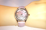 Michael Kors Sage Three-Hand Mother of Pearl Pink Dial Pink Leather Strap Watch for Women - MK4820 Buy Now By Michael Kors