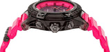 Versace Icon Active Chronograph Quartz Black Dial Pink Rubber Strap Watch For Men - VEZ700221 Buy Now By Versace