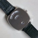 Gucci Grip Quartz Silver Dial Green Leather Strap Watch For Women - YA157404 Buy Now By Gucci