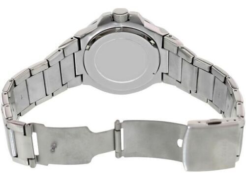 Guess Rigor Quartz Black Dial Silver Steel Strap Watch For Men - W0218G2 Buy Now By Guess