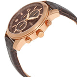 Guess Exec Chronograph Brown Dial Brown Leather Strap Watch For Men - W0076G4 Buy Now By Guess