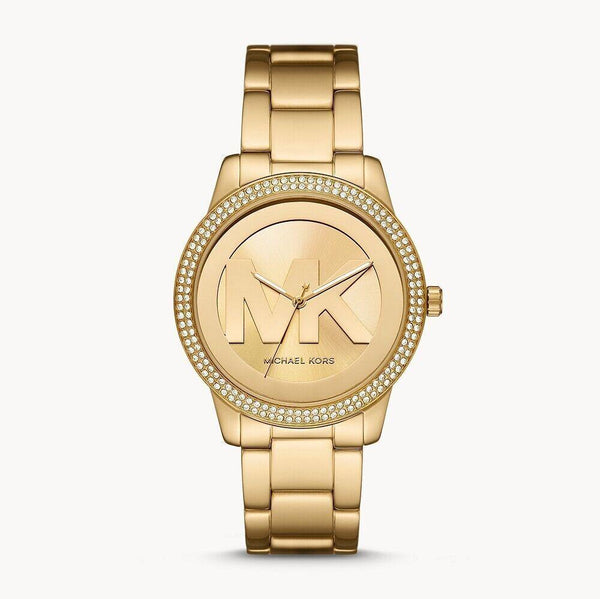 Michael Kors Tibby Three Hand Gold Dial Gold Steel Strap Watch For Women - MK6879 Buy Now By Michael Kors