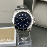 Michael Kors Everest Three-Hand Blue Dial Silver Steel Strap Watch For Men - MK9079 Buy Now By Michael Kors