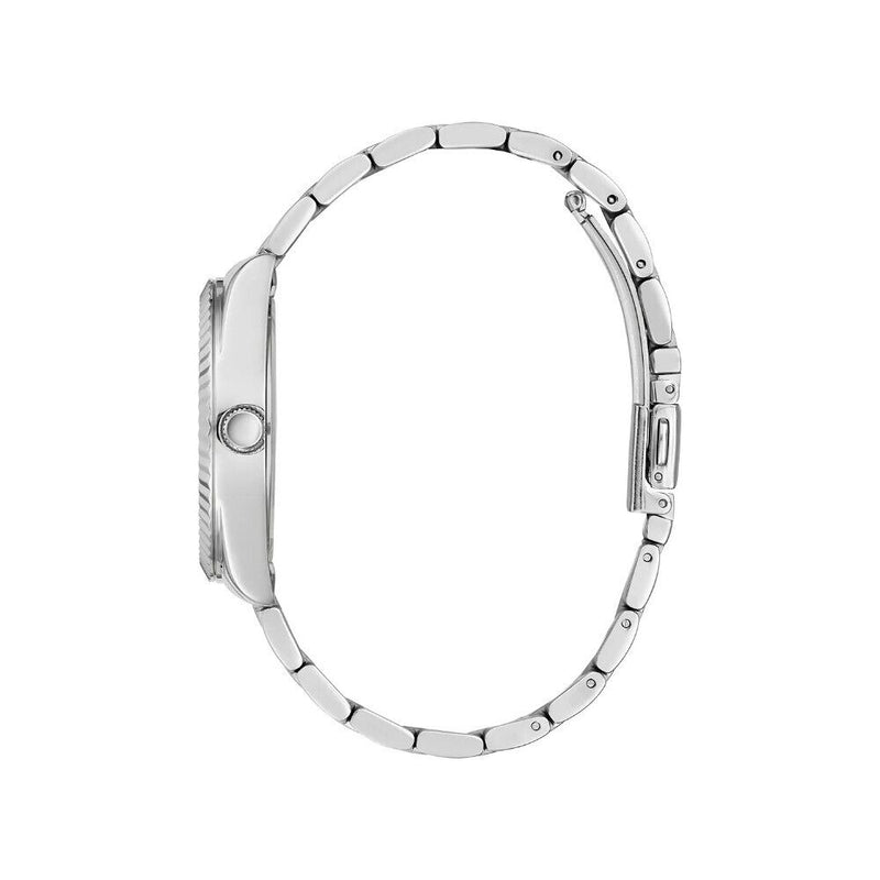 Guess Luna Quartz Blue Dial Silver Steel Strap Watch For Women - GW0308L4 Buy Now By Guess