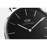 Daniel Wellington Classic Bayswater Black Dial Black NATO Strap Watch For Women - DW00100282 Buy Now By Daniel Wellington