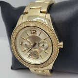 Fossil Stella Multifunction Gold Dial Gold Steel Strap Watch for Women - ES3589 Buy Now By Fossil