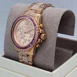 Michael Kors Everest Chronograph Rose Gold Dial Rose Gold Steel Strap Watch For Women - MK7211 Buy Now By Michael Kors