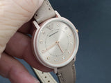 Emporio Armani Kappa Quartz Rose Gold Dial Pink Leather Strap Watch For Women - AR11010 Buy Now By Emporio Armani