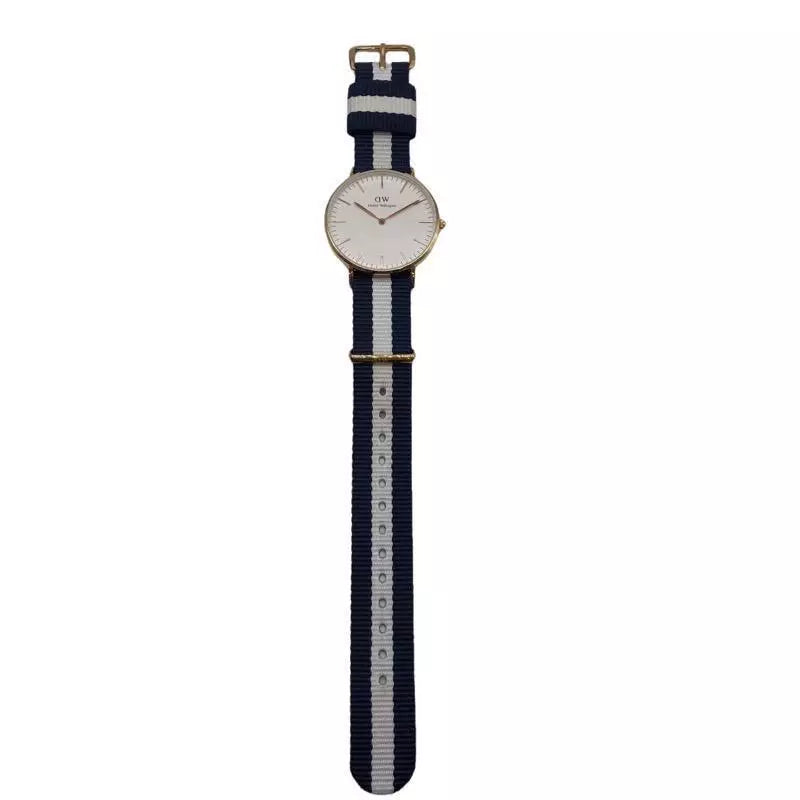 Daniel Wellington Classic Glasgow White Dial Two Tone NATO Strap Watch For Women - DW00100031 Buy Now By Daniel Wellington