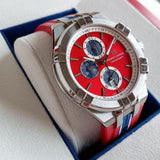 Maurice Lacroix Aikon Beach Volley Vikings Limited Edition Red Dial Red Rubber Strap Watch for Men - AI1018-SS001-530-6 Buy Now By Maurice Lacroix