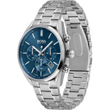 Shop Hugo Boss Champion Blue Dial Silver Steel Strap Watch for Men - 1513818 in USA
