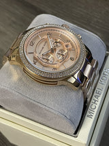 Michael Kors Dylan Rose Gold Dial Rose Gold Steel Strap Watch for Women - MK5576 Buy Now By Michael Kors