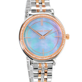 Michael Kors Cinthia Mother of Pearl Grey Dial Two Tone Steel Strap Watch for Women - MK3642 Buy Now By Michael Kors