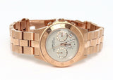 Marc Jacobs Blade Chronograph Mother of Pearl White Dial Rose Gold Steel Strap Watch for Women - MBM8637 Buy Now By Marc Jacobs