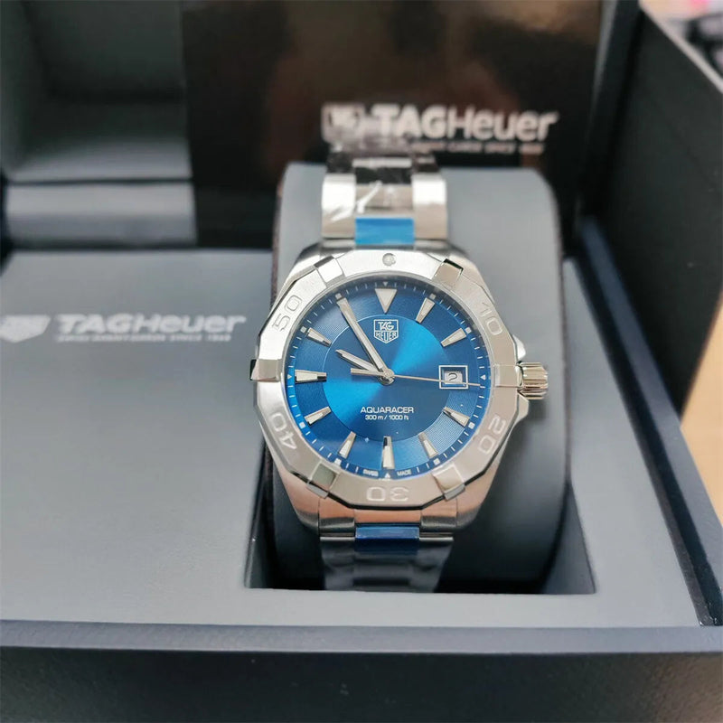 Shop Tag Heuer Aquaracer Blue Dial Watch for Men - WAY1112.BA0928 in USA