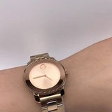 Movado Bold Rose Gold Dial Rose Gold Steel Strap Watch for Women - 3600342 Buy Now By Movado