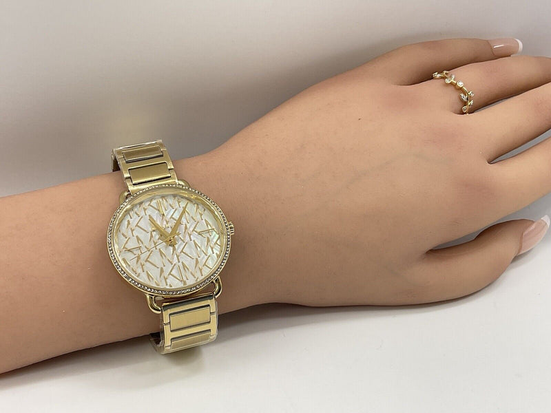 Michael Kors Portia Quartz Gold Dial Gold Steel Strap Watch For Women - MK3886 Buy Now By Michael Kors