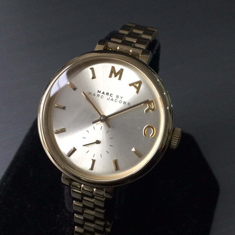 Marc Jacobs Sally Champagne Gold Dial Gold Steel Strap Watch for Women - MBM3363 Buy Now By Marc Jacobs