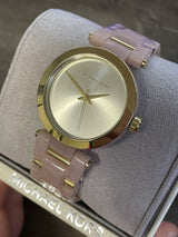 Michael Kors Delray Rose Gold Dial Pink Steel Strap Watch for Women - MK4316 Buy Now By Michael Kors