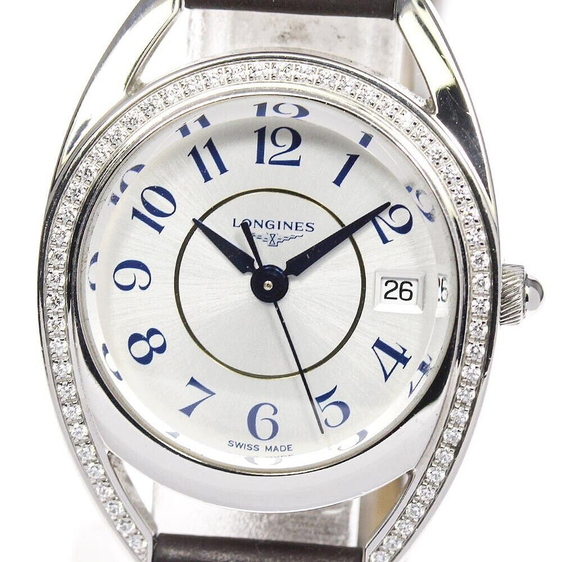 Shop Longines Equestrian Arche Quartz Diamond Watch for Women - L6.136.0.71.2 in USA