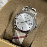 Burberry The City White Dial Brown Leather Strap Watch for Women - BU9113 Buy Now By Burberry