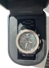 Emporio Armani Ceramica Black Dial Black Ceramic Strap Watch For Men - AR1455 Buy Now By Emporio Armani