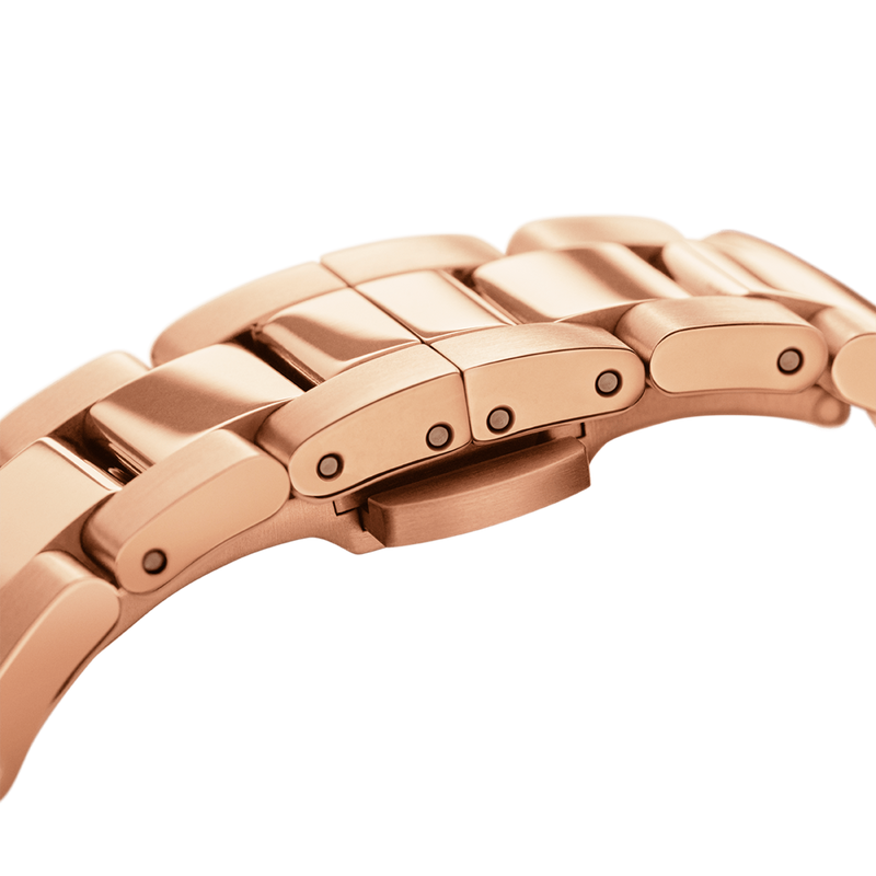 Daniel Wellington Iconic Donna Pink Dial Rose Gold Steel Strap Watch For Women - DW00100331 Buy Now By Daniel Wellington