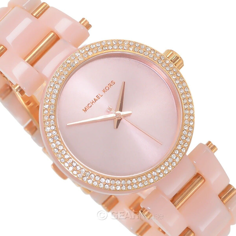 Michael Kors Delray Rose Gold Dial Rose Gold Steel Strap Watch for Women - MK4322 Buy Now By Michael Kors