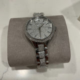 Michael Kors Runway Crystals Silver Dial Silver Steel Strap Watch for Women - MK3822 Buy Now By Michael Kors