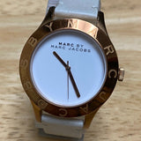 Marc Jacobs Blade White Dial White Leather Strap Watch for Women - MBM1201 Buy Now By Marc Jacobs