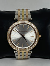 Michael Kors Darci Silver Dial Two Tone Stainless Steel Strap Watch for Women - MK3203 Buy Now By Michael Kors