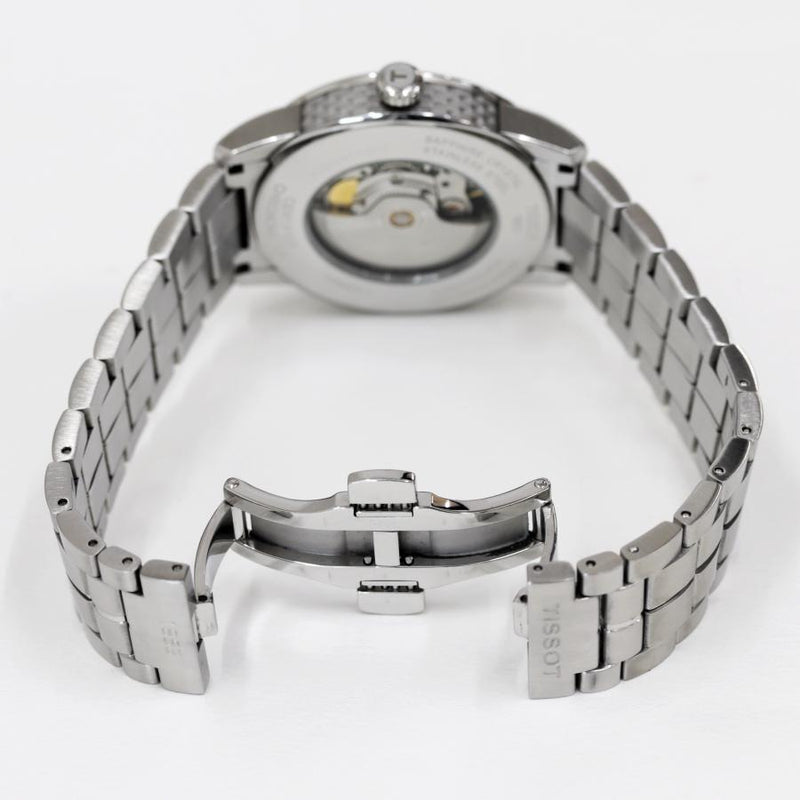 Tissot Luxury Powermatic 80 Silver Dial Silver Steel Strap Watch For Men - T086.408.11.031.00 Buy Now By Tissot