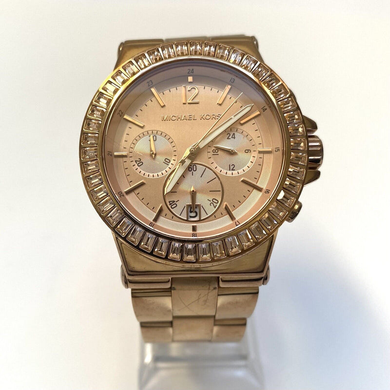 Michael Kors Dylan Rose Gold Dial Rose Gold Steel Strap Watch for Women - MK5412 Buy Now By Michael Kors