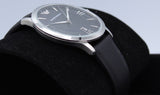 Emporio Armani Giovanni Analog Black Dial Black Leather Strap Watch For Men - AR11210 Buy Now By Emporio Armani