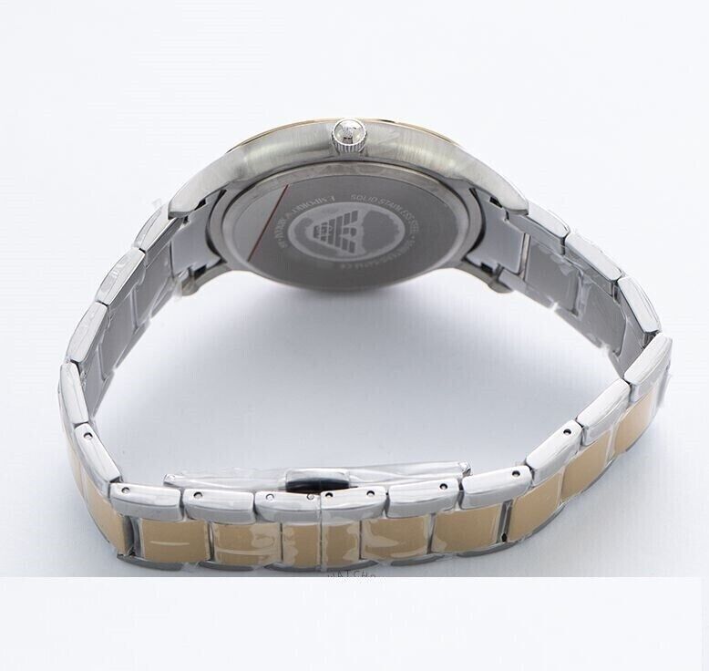 Emporio Armani Renato Silver Dial Two Tone Steel Strap Watch For Men - AR2449 Buy Now By Emporio Armani