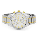 Hugo Boss Areoliner Chronograph White Dial Two Tone Steel Strap Watch for Men - 1513236 Buy Now By Hugo Boss