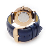 Daniel Wellington Classic Somerset White Dial Blue Leather Strap Watch For Men - DW00100121 Buy Now By Daniel Wellington