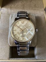 Shop Burberry The Classic Gold Dial Two Tone Steel Strap Watch for Men - BU10011 in USA