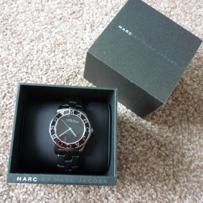 Marc Jacobs Black Dial Black Ceramic Strap Watch for Women - MBM9501 Buy Now By Marc Jacobs