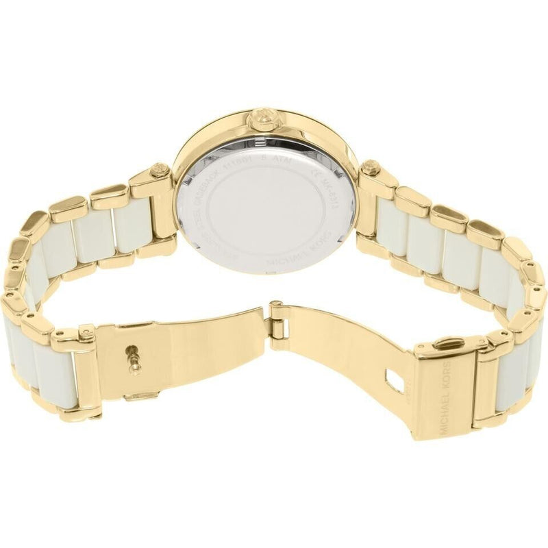 Michael Kors Parker White Dial Two Tone Steel Strap Watch for Women - MK6313 Buy Now By Michael Kors